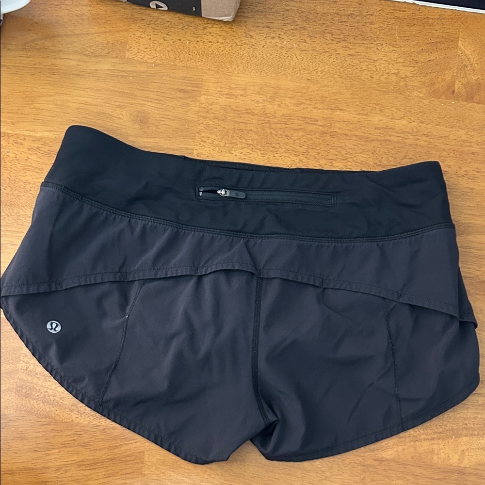 lululemon athletica Women's Black Athletic Shorts